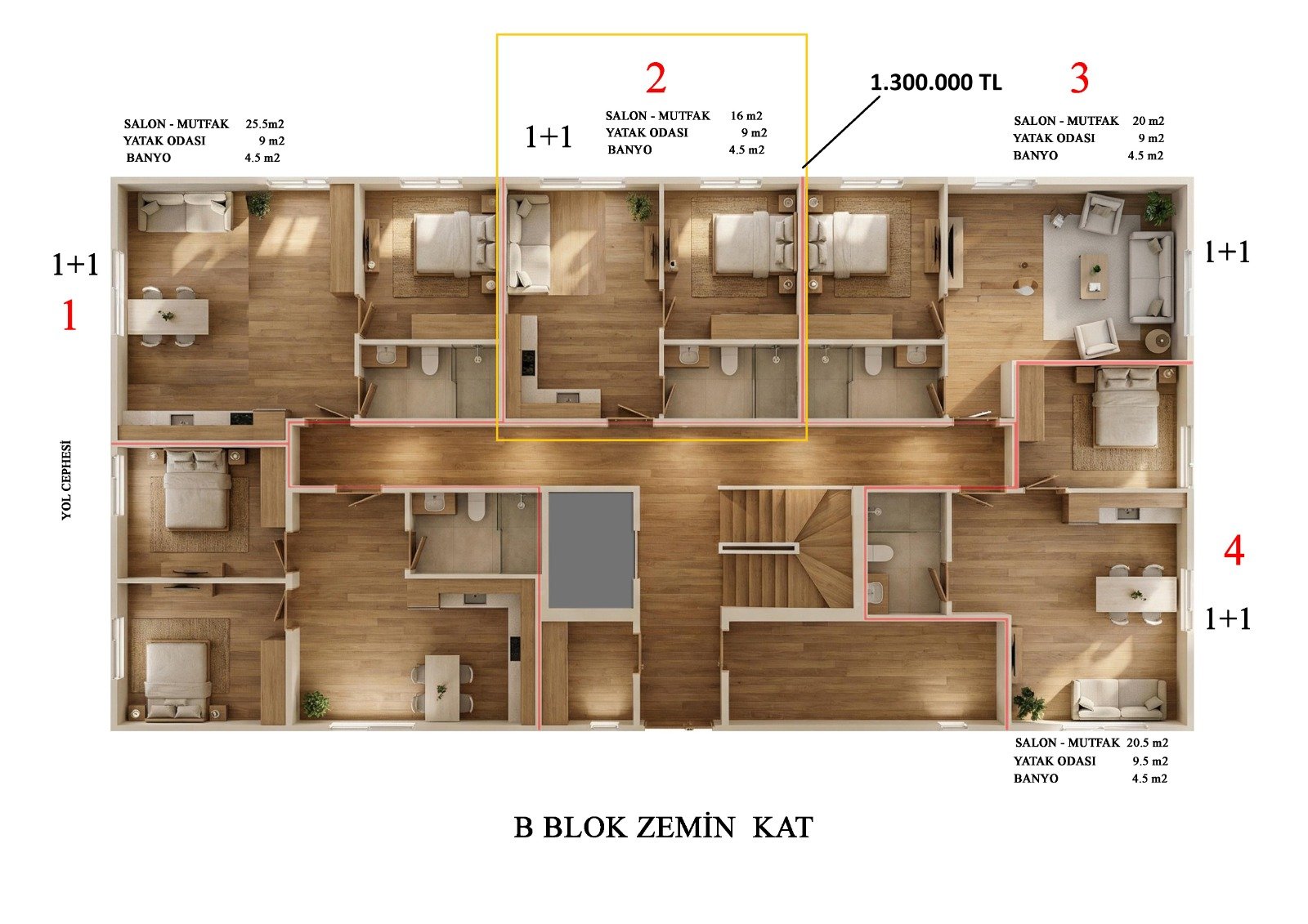 3 bedroom flat
